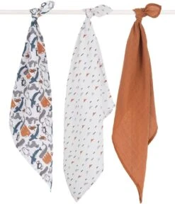 Jollein Hydrofiel Multidoek Spot 70x70cm - Caramel - 3 Stuks -Babyproducten Verkoop 1028x1200