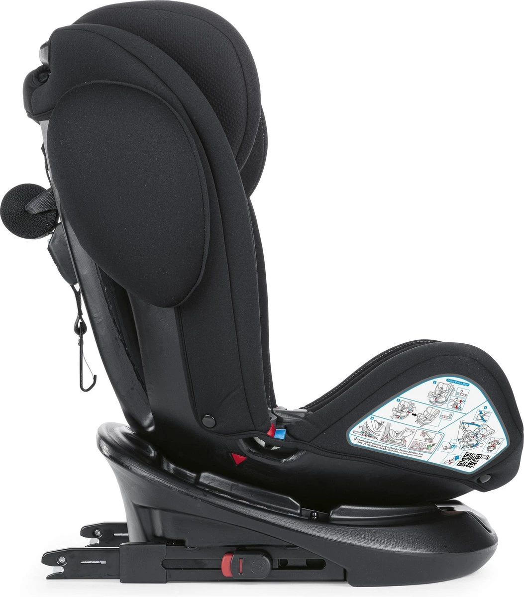 Chicco Autostoel Unico PLUS - Groep 0 1 2 3 - Isofix Bevestiging -Verstelbare Hoofdsteun - Zwart 15 Chicco Autostoel Unico PLUS - Groep 0 1 2 3 - Isofix Bevestiging -Verstelbare Hoofdsteun - Zwart - Afbeelding 13