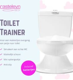 Casteleyn - Plaspotje - WC Potje - Toilet Trainer - Kinder Toilet - Met Geluid - Tot 21KG - Wit -Babyproducten Verkoop 1100x1200 1