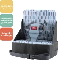 Nuby - Booster Seat - Kinderzitje - Grijs - 9m+ -Babyproducten Verkoop 1160x1200