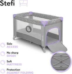 Lionelo Stefi - Campingbedje - 125x65cm - Tot 15kg - Transporttas -Babyproducten Verkoop 1165x1200 1