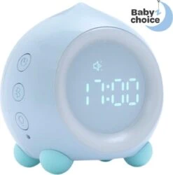 BabyZchoice® Slaaptrainer Voor Kinderen - Kinderwekker - Slaaptrainers - Nachtlampje - Blauw -Babyproducten Verkoop 1185x1200