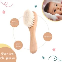 Baby Borstel - Baby Haarborstel - Baby Verzorging Set - Baby Borstel En Kam - Houten Baby Kam - Haarborstel Set - Babyshower Gift- Baby Verzorgingsproducten - Baby Kam - Kraamcadeau -Babyproducten Verkoop 1188x1200 2