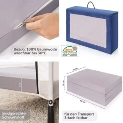 Hauck Dream N Play Campingbedje Set - Met Matras En Muggennet - Beige -Babyproducten Verkoop 1198x1200 11