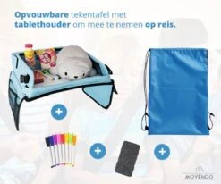 ‘’MOVENDO’’ Reistafel Voor Auto Kinderen – Autotafel – Speeltafel Auto – Travel Tray – Tekentafel – Opvouwbaar Met Tablethouder - Blauw 15 ‘’MOVENDO’’ Reistafel Voor Auto Kinderen – Autotafel – Speeltafel Auto – Travel Tray – Tekentafel – Opvouwbaar Met Tablethouder - Blauw -Babyproducten Verkoop 1200x1000 3