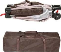 Tectake - Reisbedje Babybed Campingbed Dodo - 132x75x104cm Incl. Aankleedkussen En Draagtas - Bruin - 402203 15 Tectake - Reisbedje Babybed Campingbed Dodo - 132x75x104cm Incl. Aankleedkussen En Draagtas - Bruin - 402203 -Babyproducten Verkoop 1200x1023 2