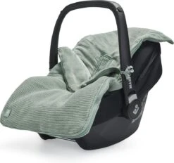 Jollein Voetenzak Voor Autostoel & Kinderwagen - Basic Knit - Forest Green -Babyproducten Verkoop 1200x1127 2