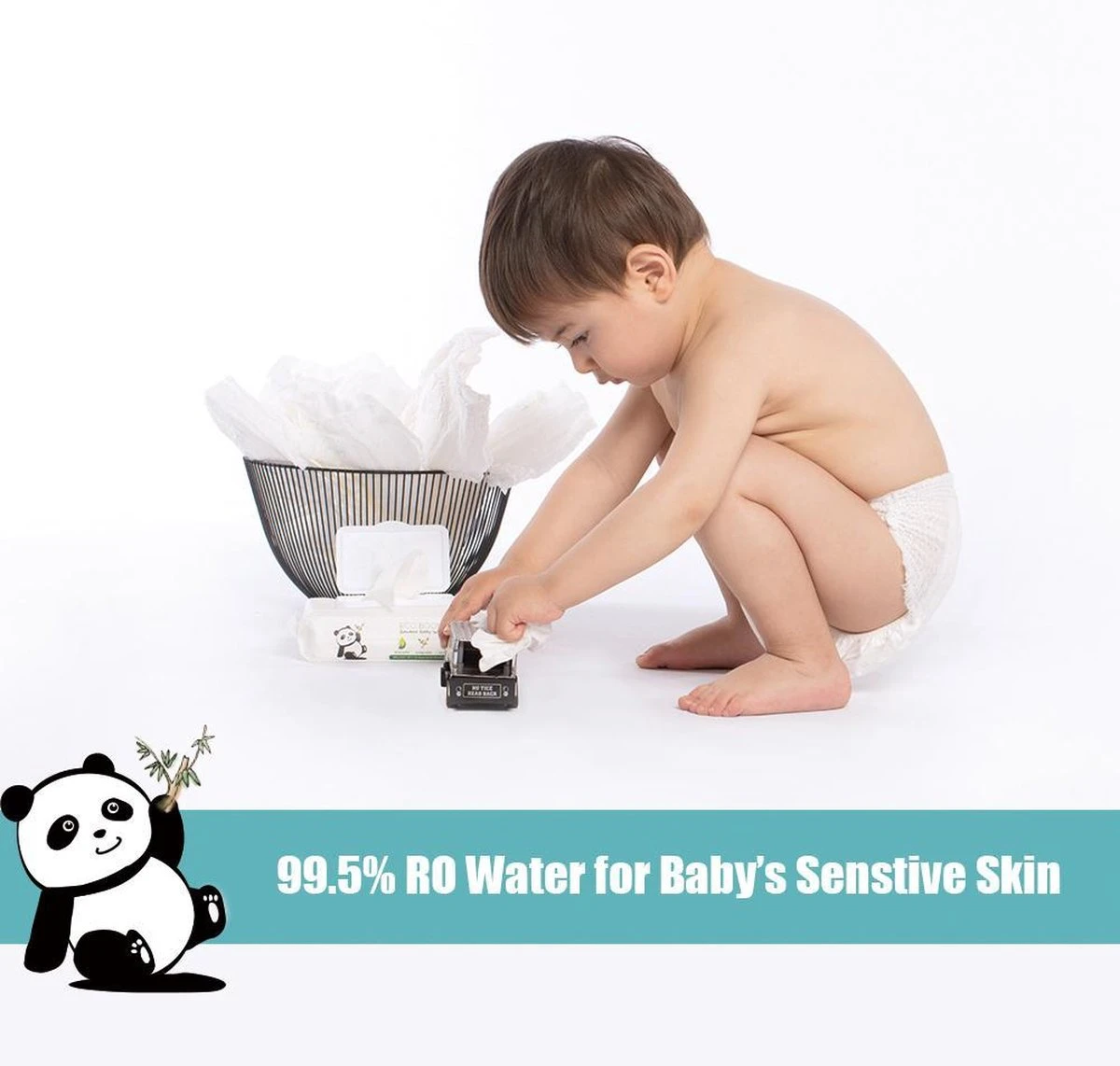 ECOBOOM Bamboo Eco Billendoekjes 9 Pakken (540stks) - 99,5 % Water - Bambo Luierdoekjes - Eco Huiddoekjes - 100 % Afbreekbaar - Bamboe Gezichtdoekjes 5 ECOBOOM Bamboo Eco Billendoekjes 9 Pakken (540stks) - 99,5 % Water - Bambo Luierdoekjes - Eco Huiddoekjes - 100 % Afbreekbaar - Bamboe Gezichtdoekjes - Afbeelding 3