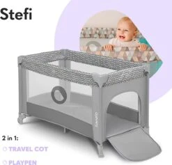 Lionelo Stefi - Campingbedje - 125x65cm - Tot 15kg - Transporttas -Babyproducten Verkoop 1200x1149 1