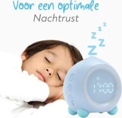 BabyZchoice® Slaaptrainer Voor Kinderen - Kinderwekker - Slaaptrainers - Nachtlampje - Blauw -Babyproducten Verkoop 1200x1156 1