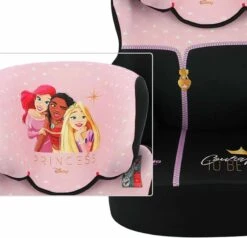 Disney - Autostoel Befix - Goed Getest ANWB - Groep 2/3 - Van 15 Tot 36 KG - Nieuwste Disney PRINSES Design - Zwart, Roze -Babyproducten Verkoop 1200x1157