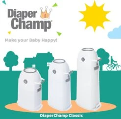 Luieremmer Large Zilver - Groot - Zonder Navulling - Geschikt Voor Pampers En Huggies - Stoma -Babyproducten Verkoop 1200x1178 1