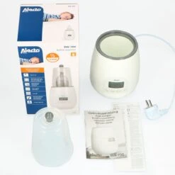 Alecto BW-700 - Snelle Digitale Flessenwarmer 500W Voor Opwarmen, Steriliseren En Ontdooien - Inclusief Stoomkap - Bediening Via Display - Wit -Babyproducten Verkoop 1200x1198 7