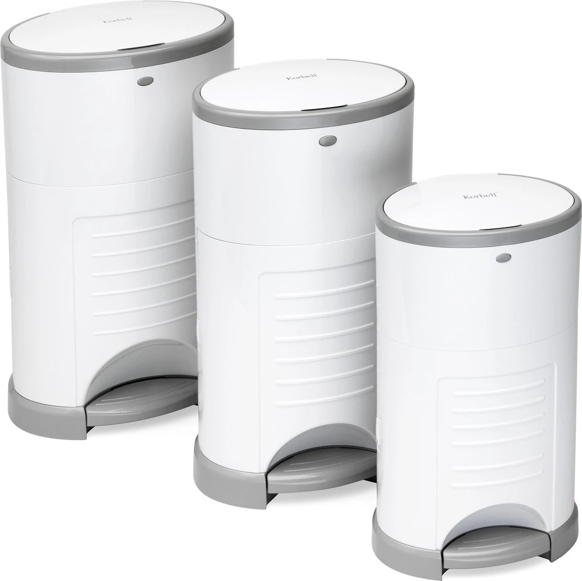 Korbell Luieremmer PLUS 26l - Wit 4 Korbell Luieremmer PLUS 26l - Wit - Afbeelding 2