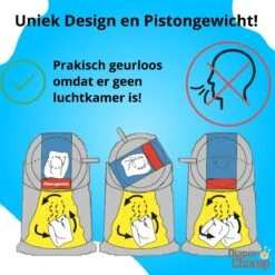 Luieremmer Large Zilver - Groot - Zonder Navulling - Geschikt Voor Pampers En Huggies - Stoma -Babyproducten Verkoop 1200x1200 12