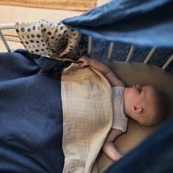 Jollein Baby Deken Ledikant 100x150cm Basic Knit - Jeans Blue -Babyproducten Verkoop 1200x1200 120