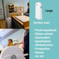 Luieremmer Large Zilver - Groot - Zonder Navulling - Geschikt Voor Pampers En Huggies - Stoma -Babyproducten Verkoop 1200x1200 13