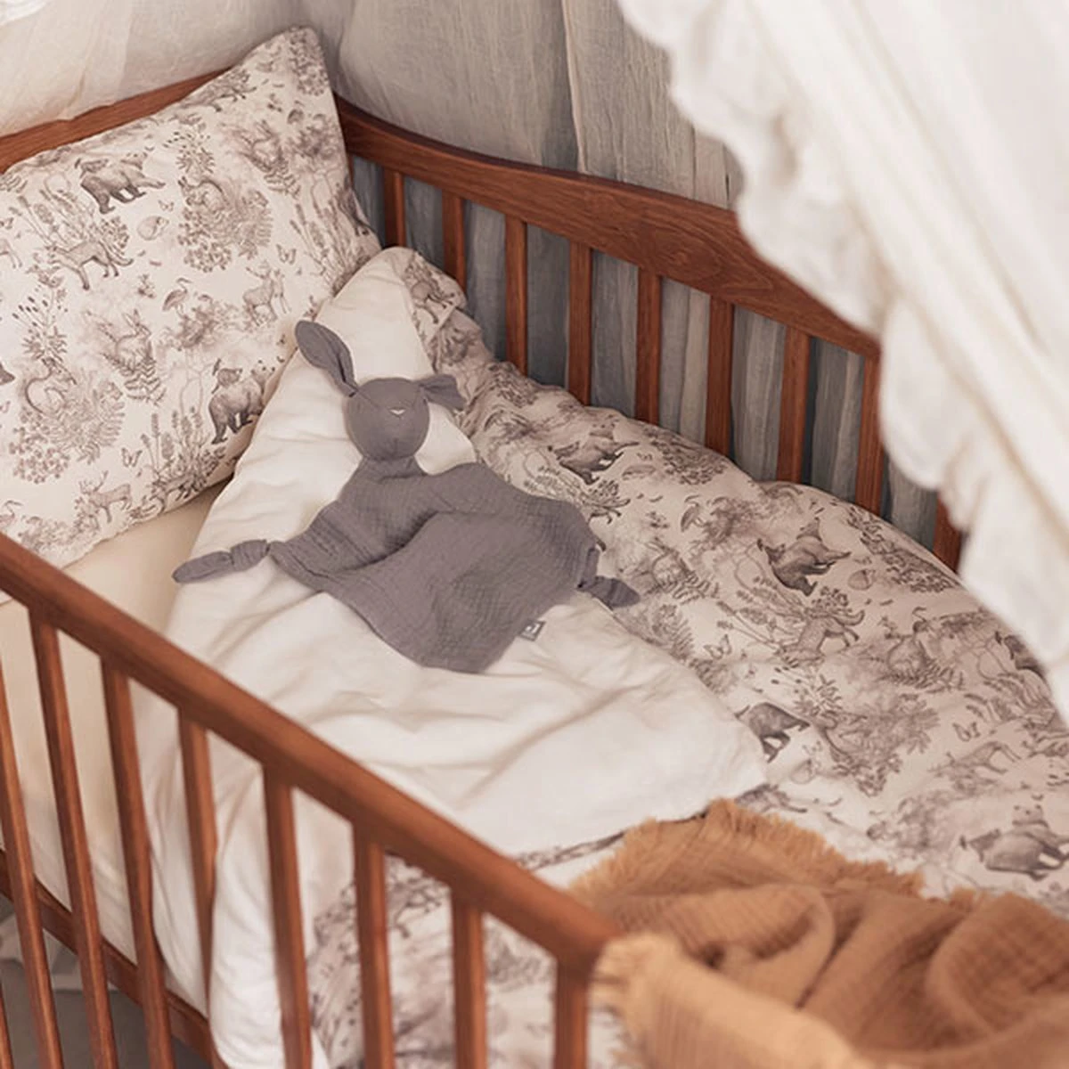 Jollein Baby Dekbedovertrek Met Sloop 100x135/140cm Pimpelmees - Forest Animals 12 Jollein Baby Dekbedovertrek Met Sloop 100x135/140cm Pimpelmees - Forest Animals - Afbeelding 10