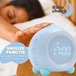 BabyZchoice® Slaaptrainer Voor Kinderen - Kinderwekker - Slaaptrainers - Nachtlampje - Blauw -Babyproducten Verkoop 1200x1200 143
