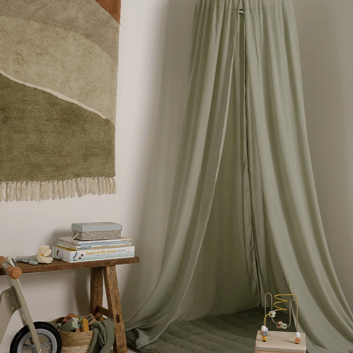 Little Dutch Klamboe Pure Olive 4 Little Dutch Klamboe Pure Olive - Afbeelding 2