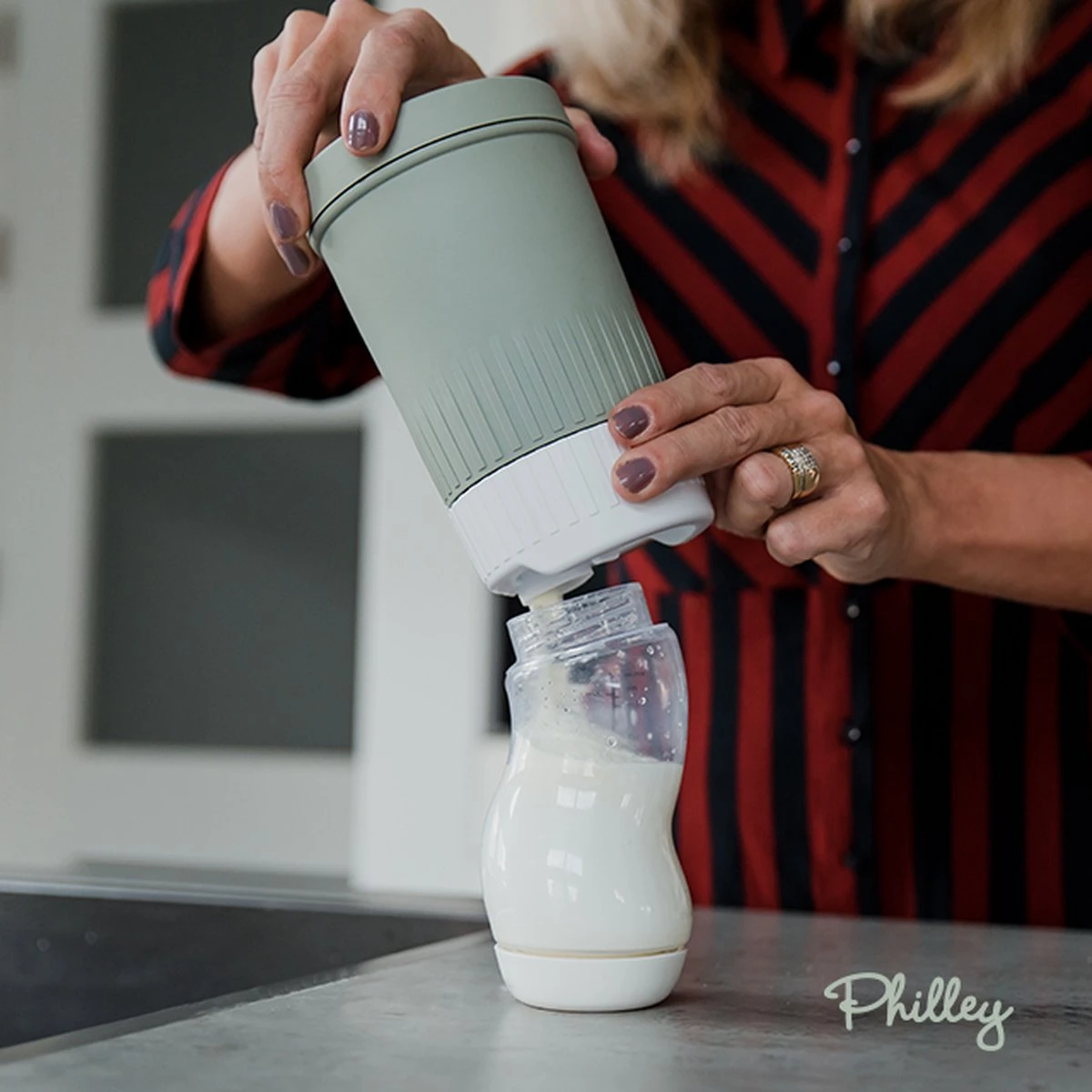 Philley Melkpoederbus - Groen 5 Philley Melkpoederbus - Groen - Afbeelding 3