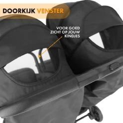 Deryan Luxe Rolo X2 Dubbele Buggy - Duo Buggy - Zwart -Babyproducten Verkoop 1200x1200 255