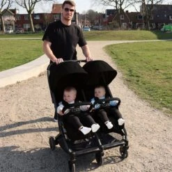 Deryan Luxe Rolo X2 Dubbele Buggy - Duo Buggy - Zwart -Babyproducten Verkoop 1200x1200 256