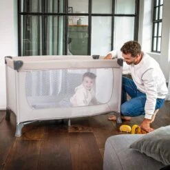 Hauck Dream N Play Campingbedje Set - Met Matras En Muggennet - Beige -Babyproducten Verkoop 1200x1200 307