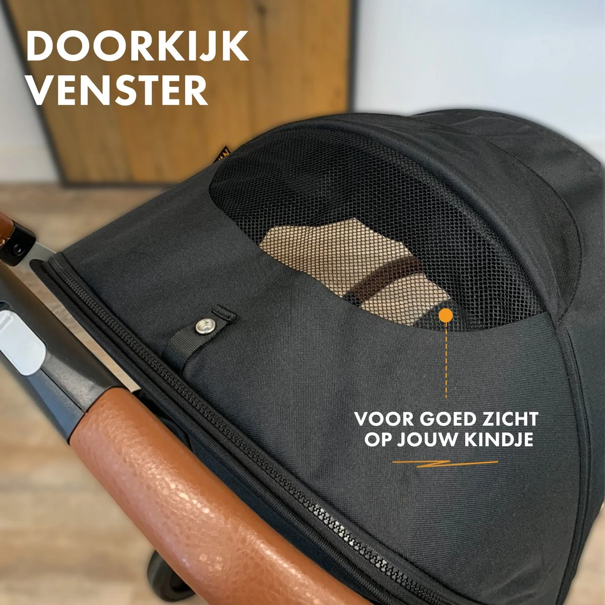 Deryan Luxe XP Buggy XL - Compact Lichtgewicht - Zwart - Aluminium Frame 6 Deryan Luxe XP Buggy XL - Compact Lichtgewicht - Zwart - Aluminium Frame - Afbeelding 4