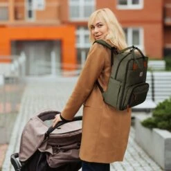 Brisby Slijtvaste Luiertas – Verzorgingstas – Met Buggymontage - Groen -Babyproducten Verkoop 1200x1200 326