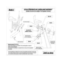 Zadel Op Stang Model 4 Kinderzitje Voor Damesfiets Met Enkele Oversized Onderbuis - Nooit Meer Zwaar Sturen 14 Zadel Op Stang Model 4 Kinderzitje Voor Damesfiets Met Enkele Oversized Onderbuis - Nooit Meer Zwaar Sturen -Babyproducten Verkoop 1200x1200 340
