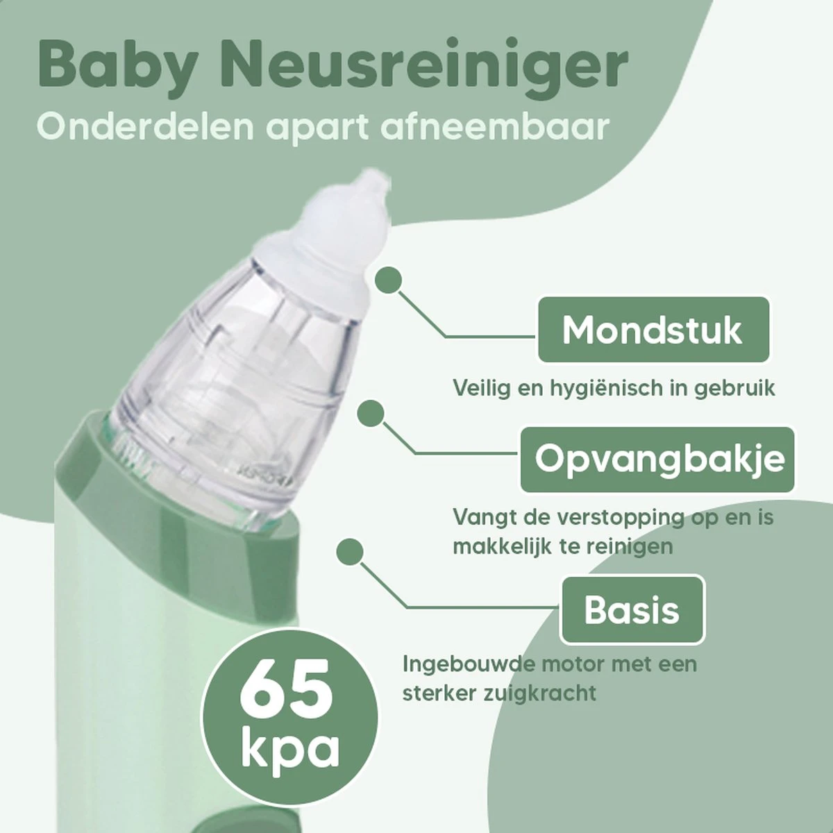 Hunnybunny® Elektrische Neusreiniger Voor Baby’s Met Muziek En Licht – Neuspeer - Aspirator - Neuszuiger - USB-compatibel 7 Hunnybunny® Elektrische Neusreiniger Voor Baby’s Met Muziek En Licht – Neuspeer - Aspirator - Neuszuiger - USB-compatibel - Afbeelding 5