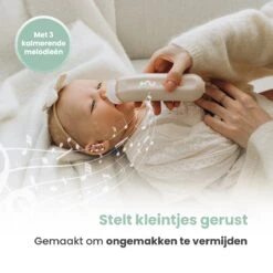 Babily® - Elektrische Neusreiniger Voor Baby's - 0 T/m 6 Jaar - Neuszuiger - Neuspeer - Snoetenpoetser - Toetenveger - Aspirator - Incl. 5 Zuigkrachtstanden En 3 Kalmerende Melodieën -Babyproducten Verkoop 1200x1200 56