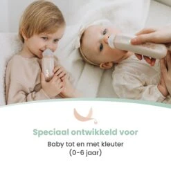 Babily® - Elektrische Neusreiniger Voor Baby's - 0 T/m 6 Jaar - Neuszuiger - Neuspeer - Snoetenpoetser - Toetenveger - Aspirator - Incl. 5 Zuigkrachtstanden En 3 Kalmerende Melodieën -Babyproducten Verkoop 1200x1200 57
