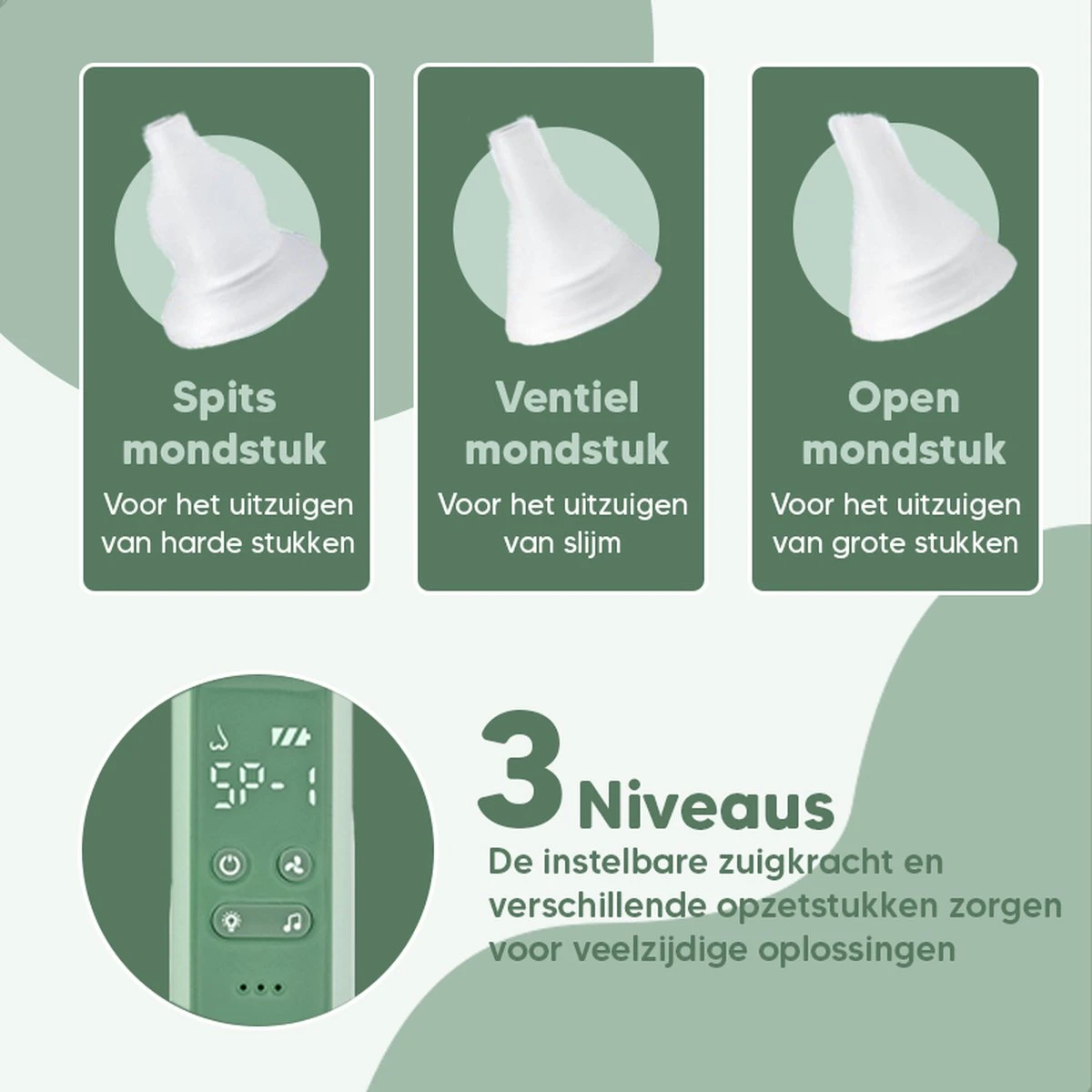 Hunnybunny® Elektrische Neusreiniger Voor Baby’s Met Muziek En Licht – Neuspeer - Aspirator - Neuszuiger - USB-compatibel 8 Hunnybunny® Elektrische Neusreiniger Voor Baby’s Met Muziek En Licht – Neuspeer - Aspirator - Neuszuiger - USB-compatibel - Afbeelding 6