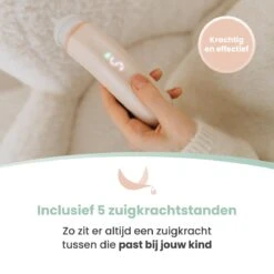 Babily® - Elektrische Neusreiniger Voor Baby's - 0 T/m 6 Jaar - Neuszuiger - Neuspeer - Snoetenpoetser - Toetenveger - Aspirator - Incl. 5 Zuigkrachtstanden En 3 Kalmerende Melodieën -Babyproducten Verkoop 1200x1200 60