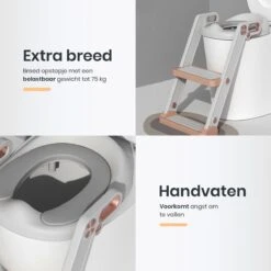 XIORI-SEMS - WC Verkleiner Met Trapje - Toiletverkleiner - Wit Met Goud - Toilettrainer - 2 Tot 7 Jaar - Met Beloningssysteem -Babyproducten Verkoop 1200x1200 70