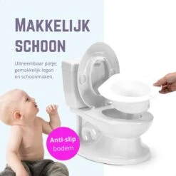 Casteleyn - Plaspotje - WC Potje - Toilet Trainer - Kinder Toilet - Met Geluid - Tot 21KG - Wit -Babyproducten Verkoop 1200x1200 85
