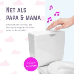 Casteleyn - Plaspotje - WC Potje - Toilet Trainer - Kinder Toilet - Met Geluid - Tot 21KG - Wit -Babyproducten Verkoop 1200x1200 87