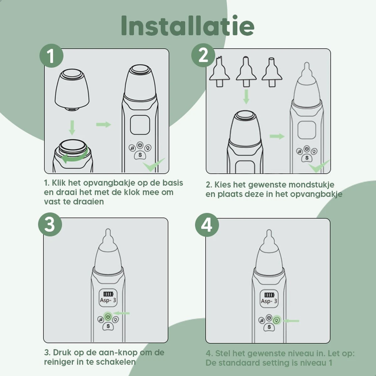 Hunnybunny® Elektrische Neusreiniger Voor Baby’s Met Muziek En Licht – Neuspeer - Aspirator - Neuszuiger - USB-compatibel 11 Hunnybunny® Elektrische Neusreiniger Voor Baby’s Met Muziek En Licht – Neuspeer - Aspirator - Neuszuiger - USB-compatibel - Afbeelding 9