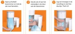 Korbell Luieremmer Navulling - 15L Zak - 3 Stuks -Babyproducten Verkoop 1200x543