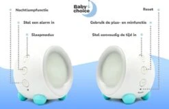 BabyZchoice® Slaaptrainer Voor Kinderen - Kinderwekker - Slaaptrainers - Nachtlampje - Blauw -Babyproducten Verkoop 1200x779