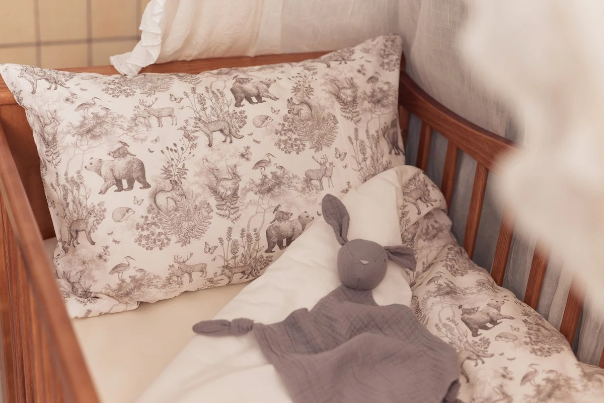 Jollein Baby Dekbedovertrek Met Sloop 100x135/140cm Pimpelmees - Forest Animals 8 Jollein Baby Dekbedovertrek Met Sloop 100x135/140cm Pimpelmees - Forest Animals - Afbeelding 6