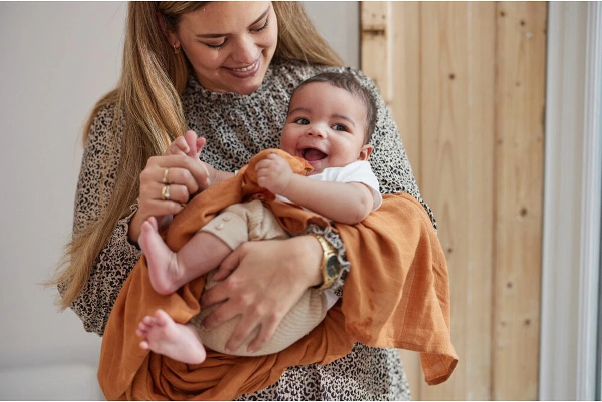 Jollein Baby Deken Ledikant 100x150cm Basic Knit - Caramel 10 Jollein Baby Deken Ledikant 100x150cm Basic Knit - Caramel - Afbeelding 9