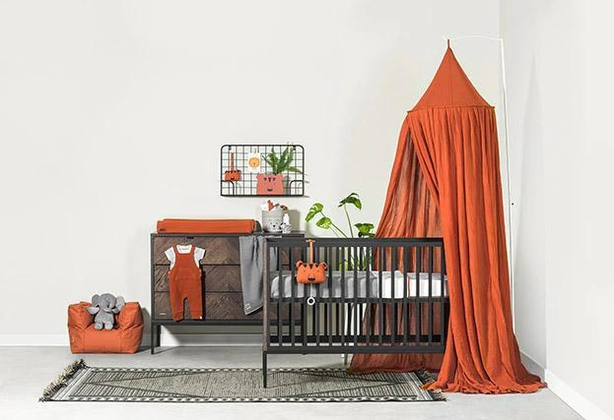 Jollein Baby Klamboe Vintage 245cm - Rust 6 Jollein Baby Klamboe Vintage 245cm - Rust - Afbeelding 4