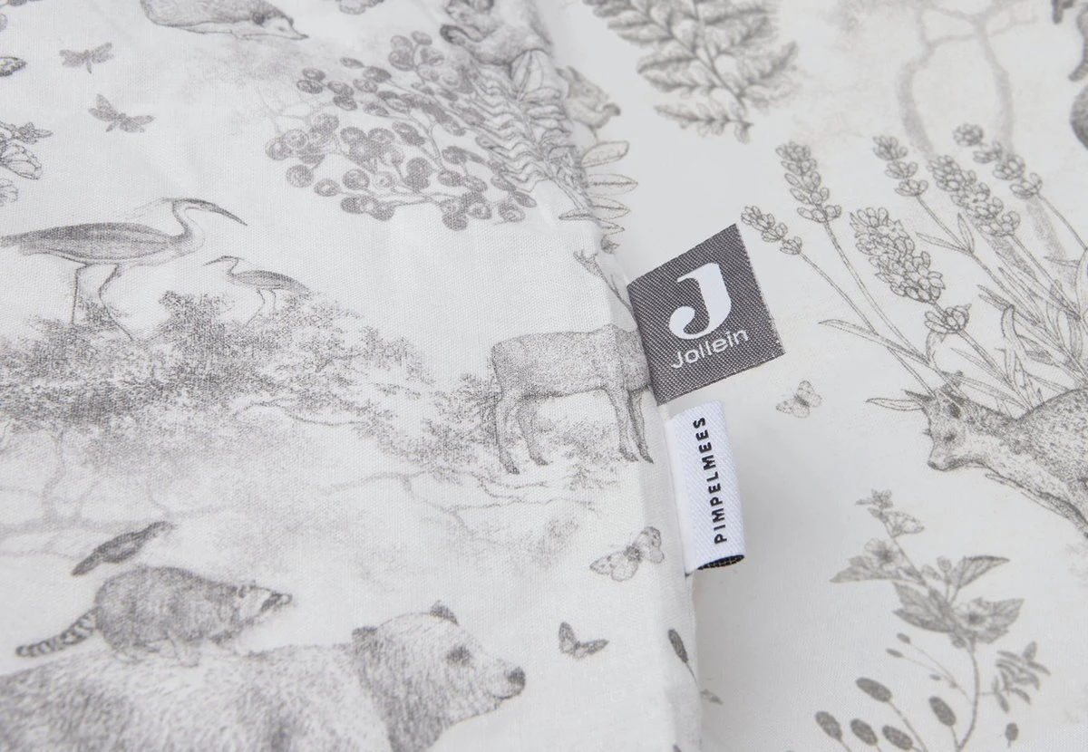 Jollein Baby Dekbedovertrek Met Sloop 100x135/140cm Pimpelmees - Forest Animals 3 Jollein Baby Dekbedovertrek Met Sloop 100x135/140cm Pimpelmees - Forest Animals