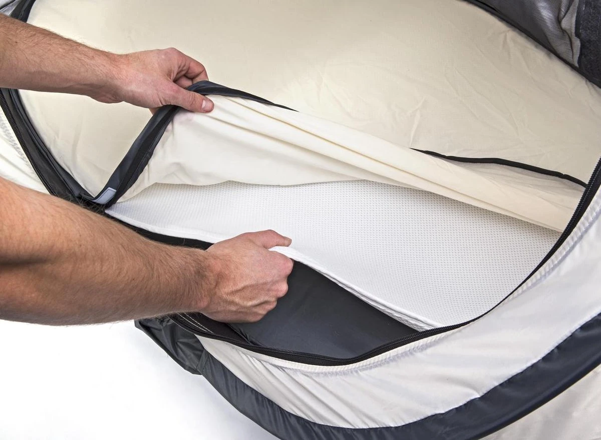 Deryan 3D Welcool Matras - Baby Luxe - Ademend Matras 4 Deryan 3D Welcool Matras - Baby Luxe - Ademend Matras - Afbeelding 2