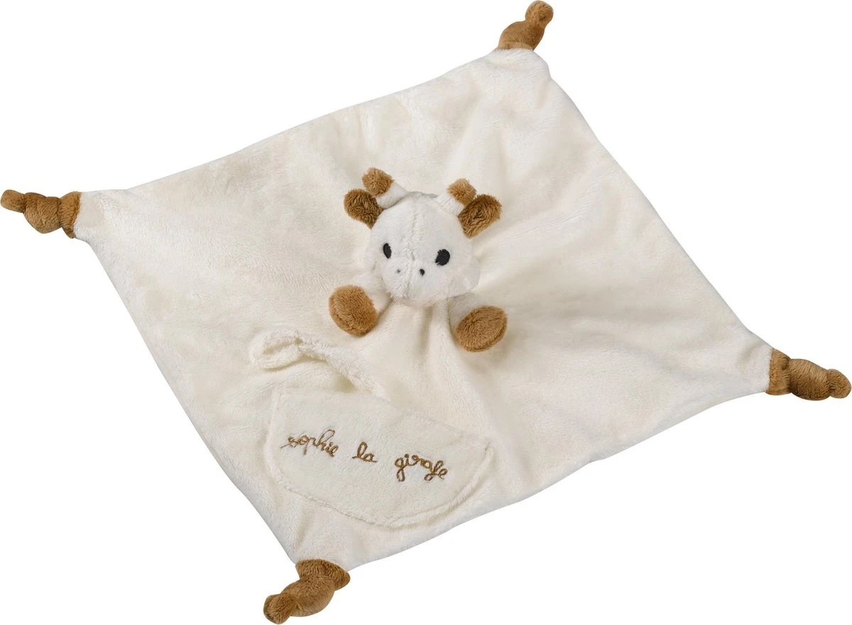 Sophie De Giraf - Knuffeldoekje - Met Speenhouder 2 Sophie De Giraf - Knuffeldoekje - Met Speenhouder