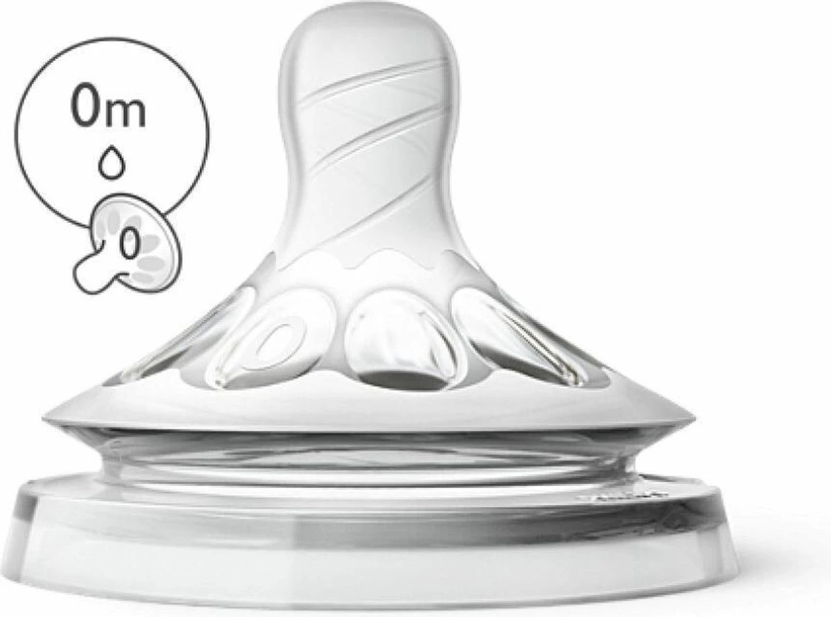 Philips Avent SCF040/27 Natural Speen - 0m - 2stuks 9 Philips Avent SCF040/27 Natural Speen - 0m - 2stuks - Afbeelding 8