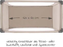 Hauck Dream N Play Campingbedje Set - Met Matras En Muggennet - Beige -Babyproducten Verkoop 1200x893 2